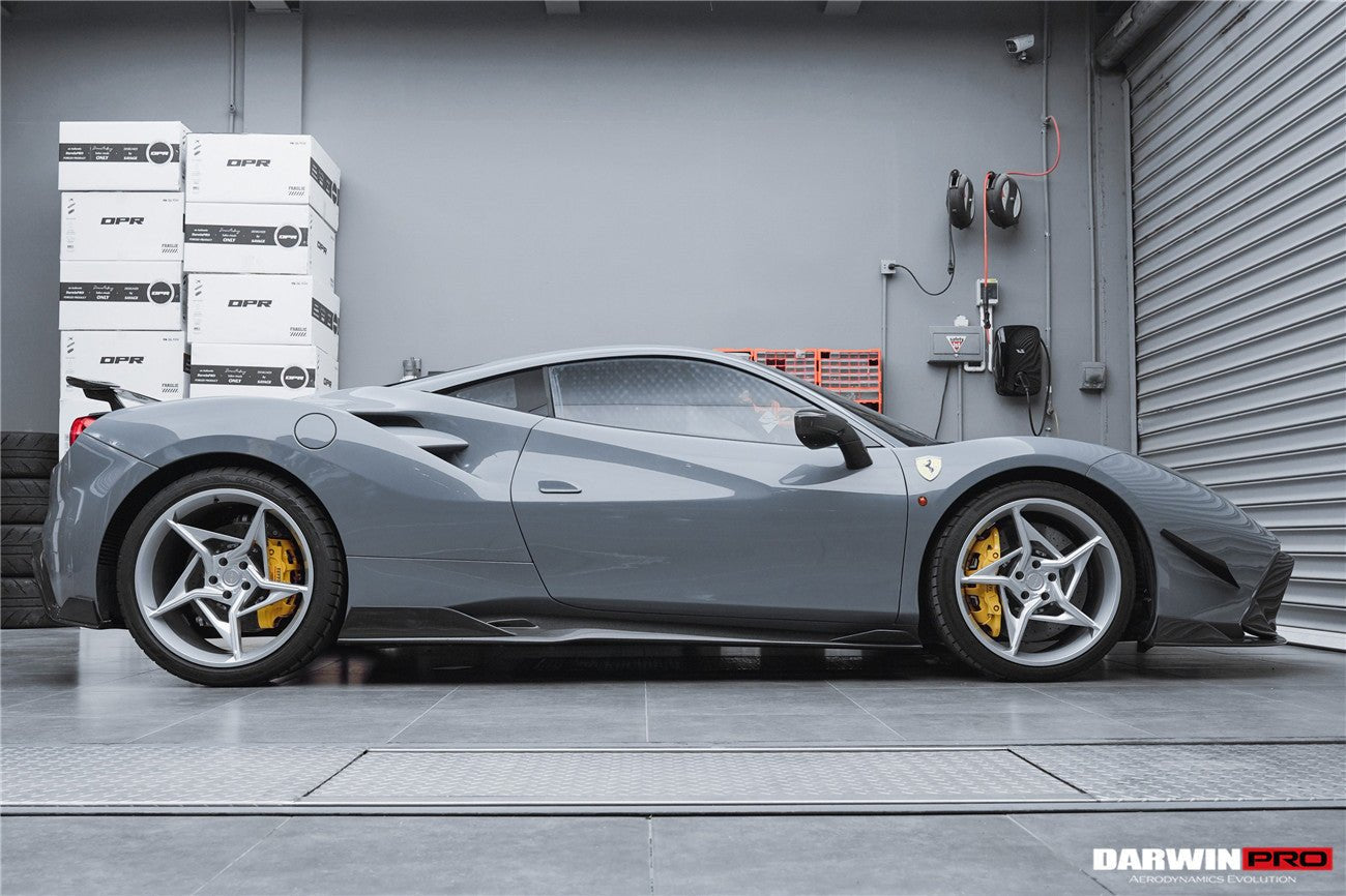 2015 - 2020 Ferrari 488 GTB/Spyder iMP-Performance Carbon Fiber Side Skirts Under Board